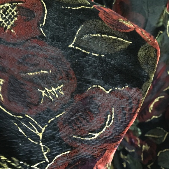 Vintage Norton McNaughton Velvet Rose Jacket - Picture 13 of 16